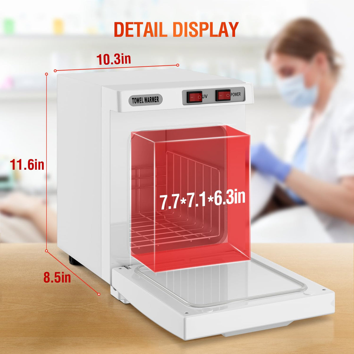 StateRiver 5L capacity towel warmer fits 10-15 towels for home or small business.