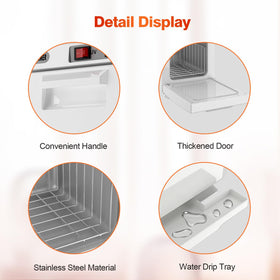 StateRiver towel warmer cabinet with door open ready to load towels.