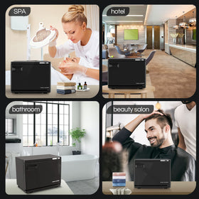 StateRiver towel warmer cabinet is no-assembly and ready to use.