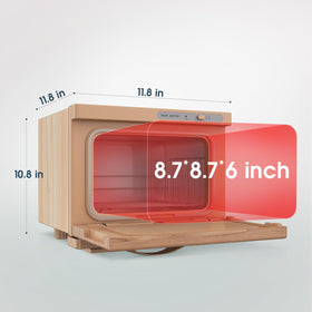 StateRiver towel warmer cabinet power cord illustrates easy installation in any space.