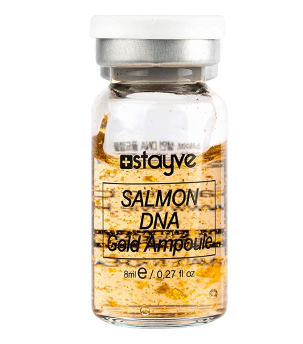 Stayve Salmon DNA Gold Ampoule 10-pack with individually sealed ampoules for freshness