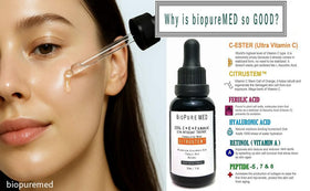 BioPureMED serum packaging box highlights premium Korean-US collaboration