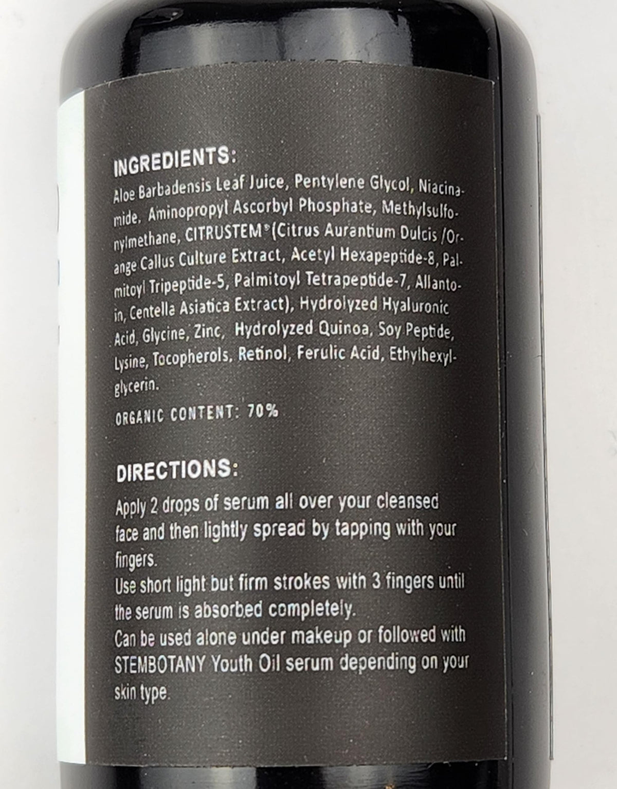 BioPureMED serum routine step shows day or night use