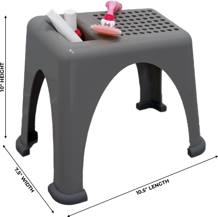 Easy to clean Step Up Foot Rest after a shower session