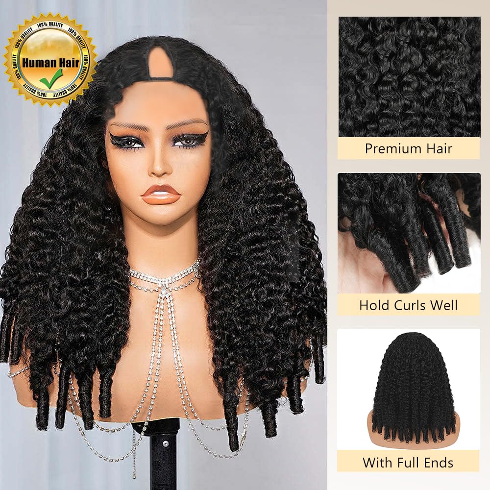 Sterly V Part Wig breathable cap with inner lining for comfort