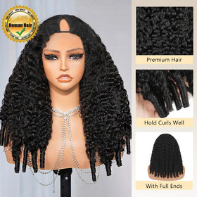 Sterly V Part Wig breathable cap with inner lining for comfort