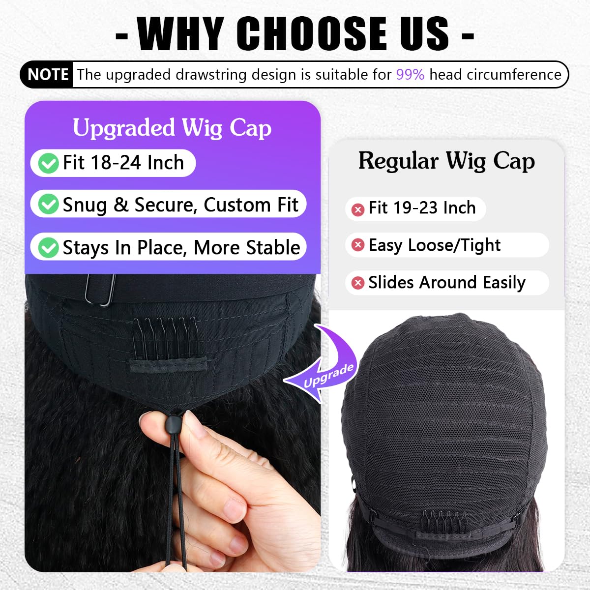 Sterly V Part Wig wedding or event look with smooth blend