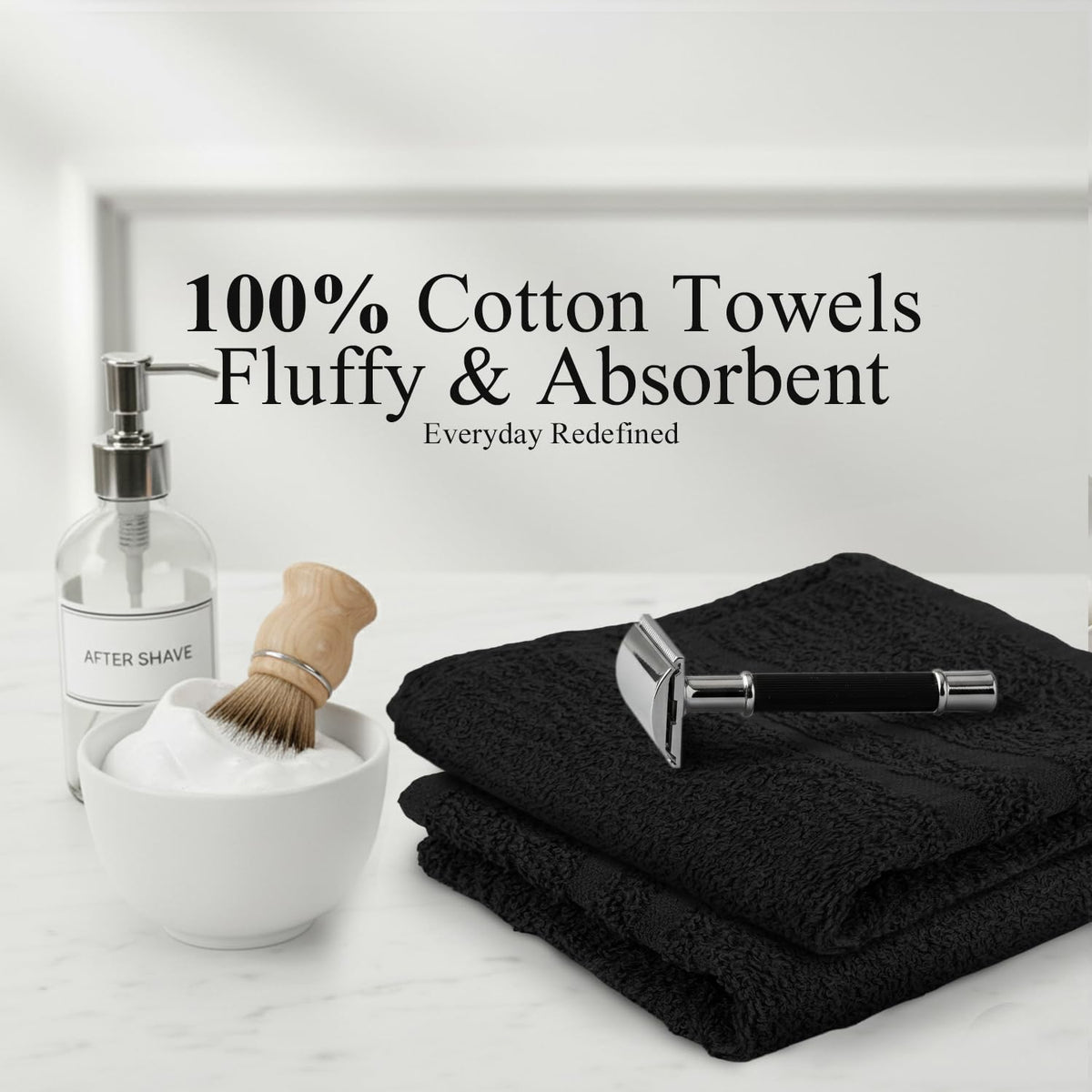 Close-up of STF Linen cotton weave highlights absorbency and soft touch.