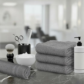 STF Linen face towel 24-pack, soft and quick-drying.