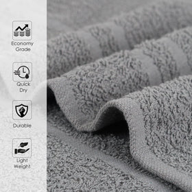 STF Linen hair-stylist towel grey, absorbent and lint-free for styling.