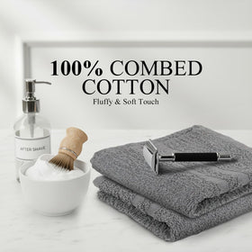 STF Linen spa towel grey 16x27, highly absorbent for treatments.