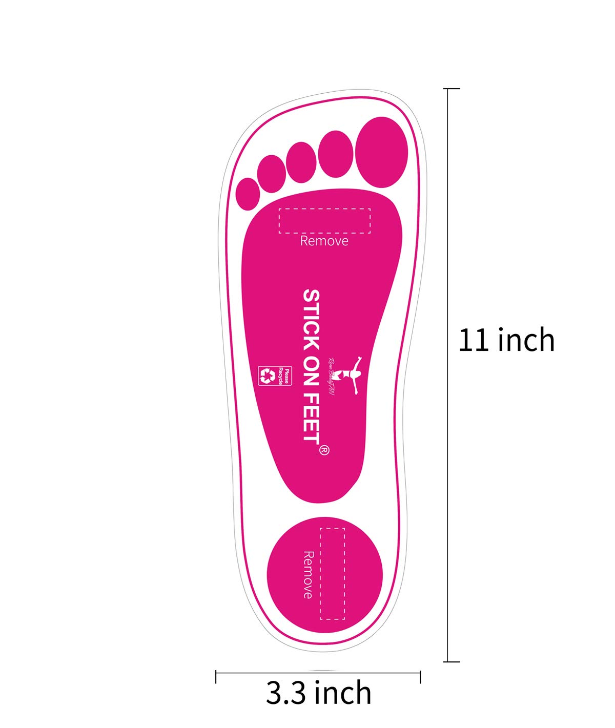 STICKONFEET easy-application and removal aid smooth spray tanning sessions.