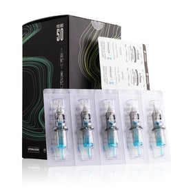 STIGMA Aquamarine Knight EN02B uses 304 surgical stainless steel for durable hygiene.