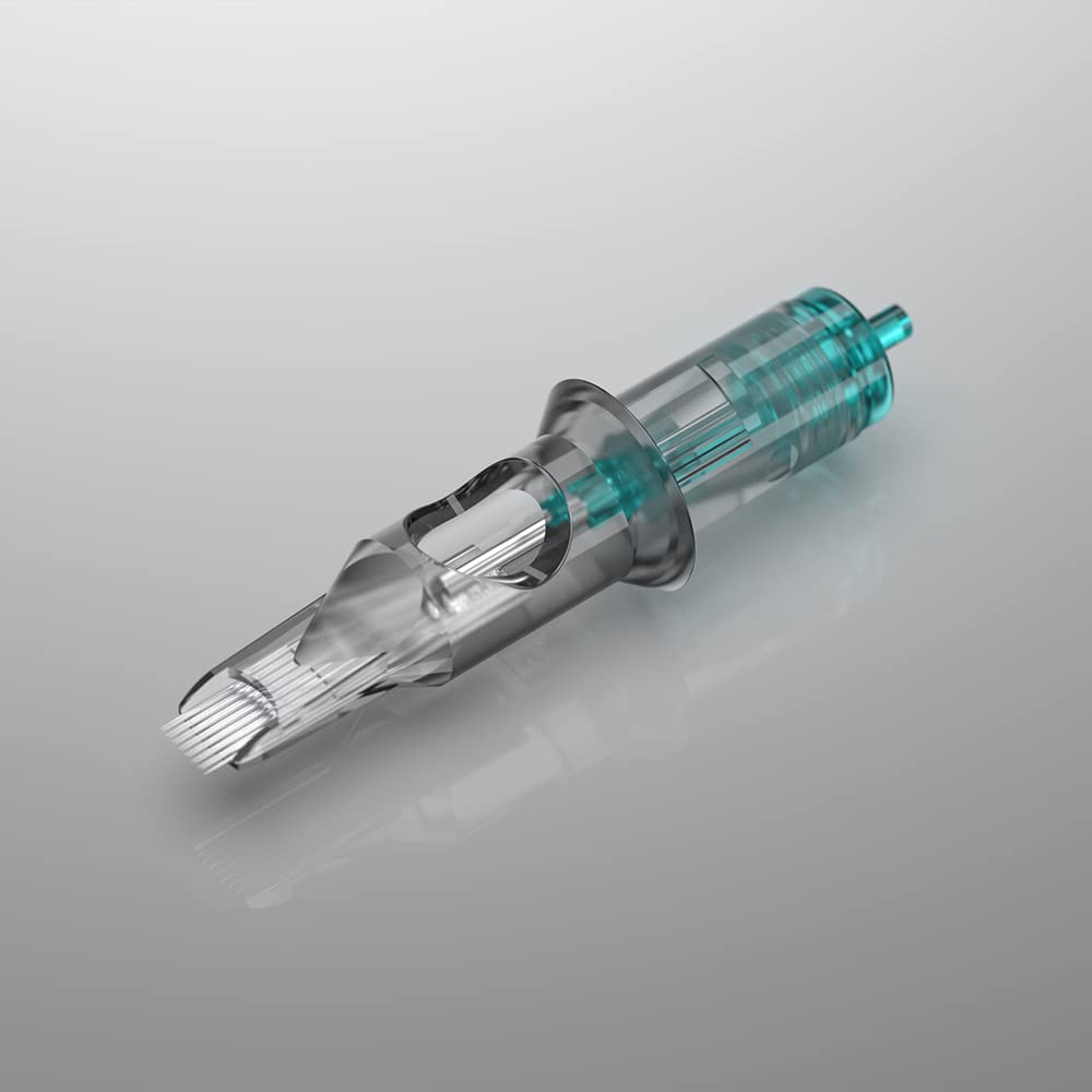 STIGMA Aquamarine Knight flat-arc tips designed for smooth lines.