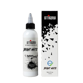 STIGMA bright white tattoo ink bottle for bold highlights