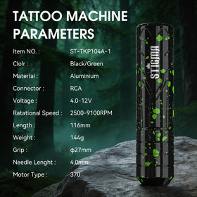 Stigma 20-cartridge needle bundle for smooth ink flow and saturation