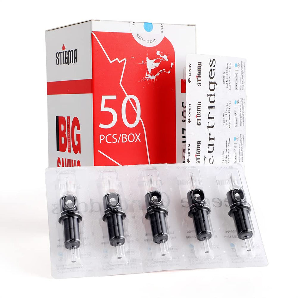 STIGMA EN05-50-1007RS needle cartridge close-up for precise detailing.