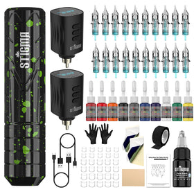 Stigma wireless tattoo gun kit cordless pen for clean shading during sessions