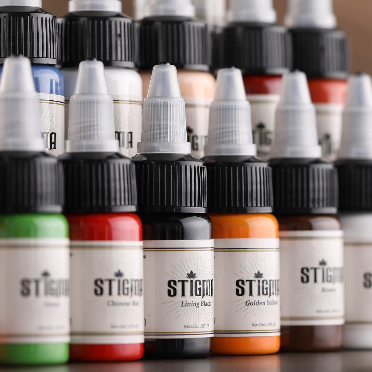 STIGMA ink drop dispensing illustration demonstrates smooth color flow