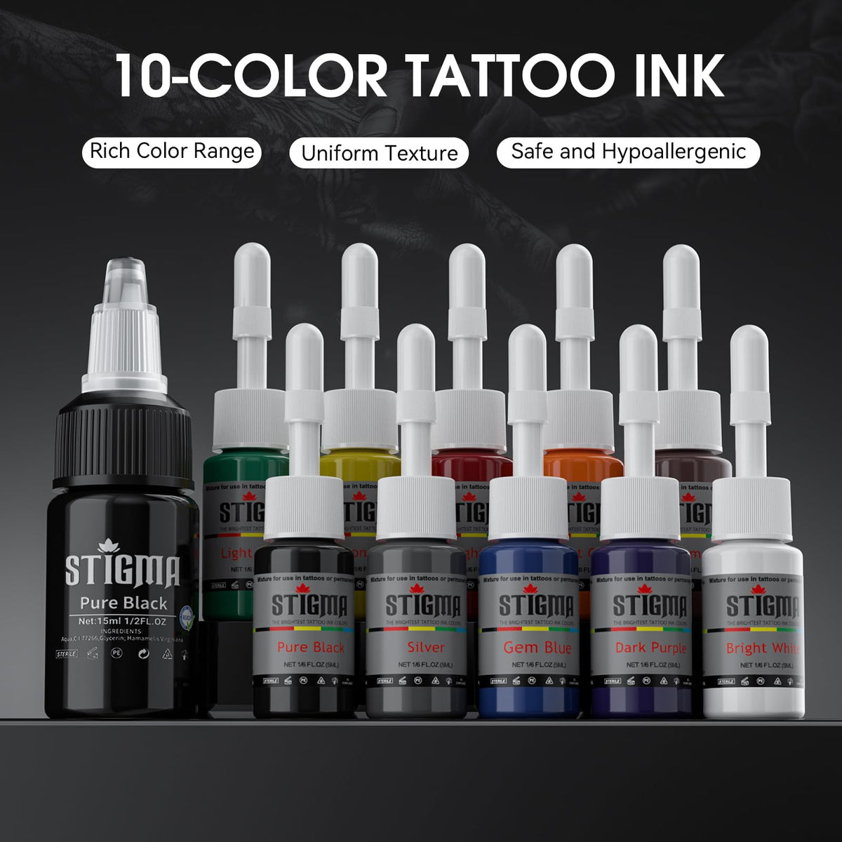 Stigma transfer paper pack to help accurate stencil transfers
