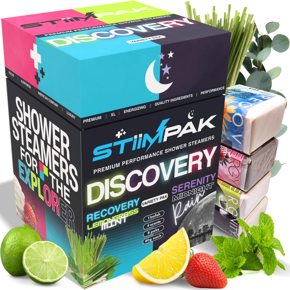 STiiMPAK Discovery Energy steamer energizes the morning shower.