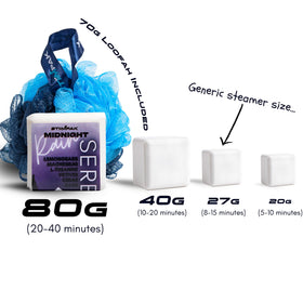 STiiMPAK Discovery 80 g tablet close-up highlights premium size and density.
