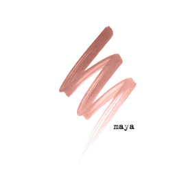Stila Calligraphy Lip Stain on edge for full coverage and even color.