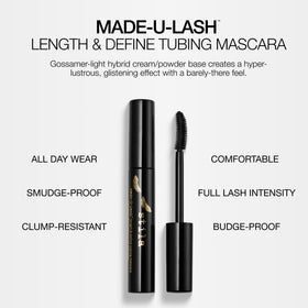 Stila Made-U-Lash wand demonstrates easy application and smooth lash coverage.