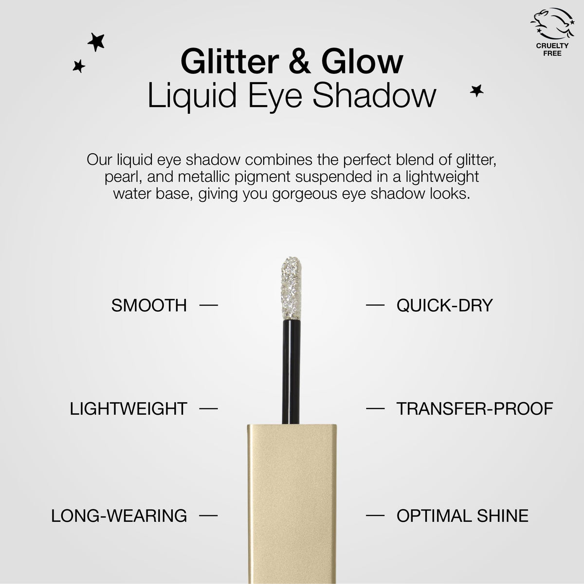 Stila Magnificent Metals eye-look close-up shows shimmering lid detail and smooth finish