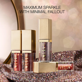 Stila Magnificent Metals finished eyelid with long-wear sparkle in a close-up shot