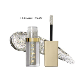 Stila Magnificent Metals swatch on skin shows creamy laydown and vibrant shimmer