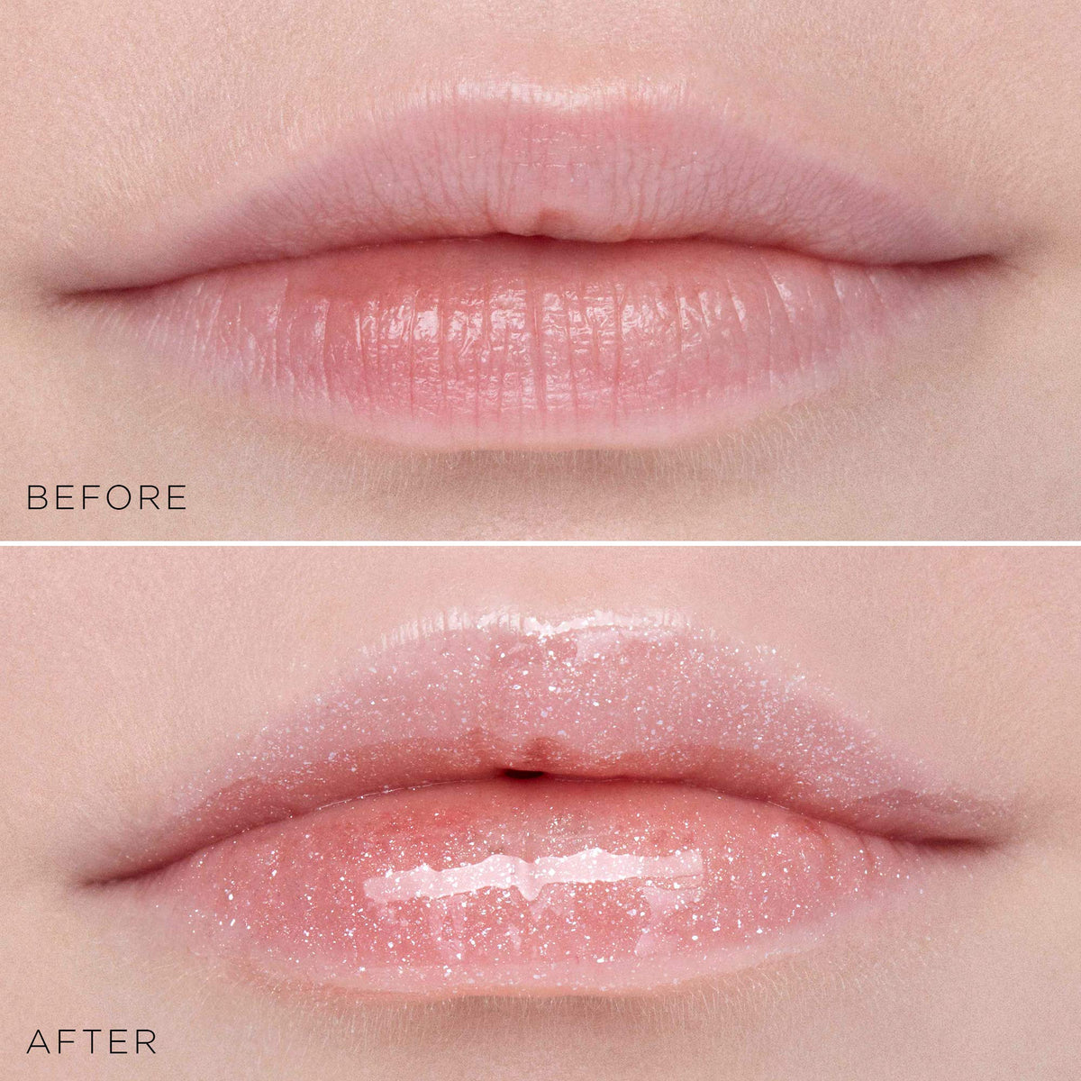 Stila Plumping Lip Glaze Kitten with minty sparkles for a radiant finish