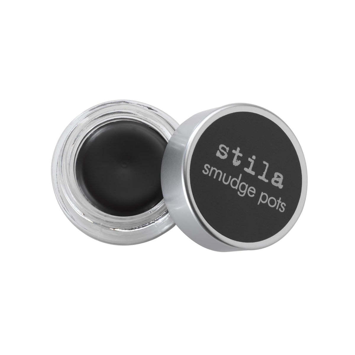 stila Smudge Pot Black close-up of the bottle showing creamy gel texture and depth of color