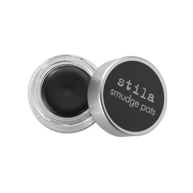 stila Smudge Pot Black close-up of the bottle showing creamy gel texture and depth of color