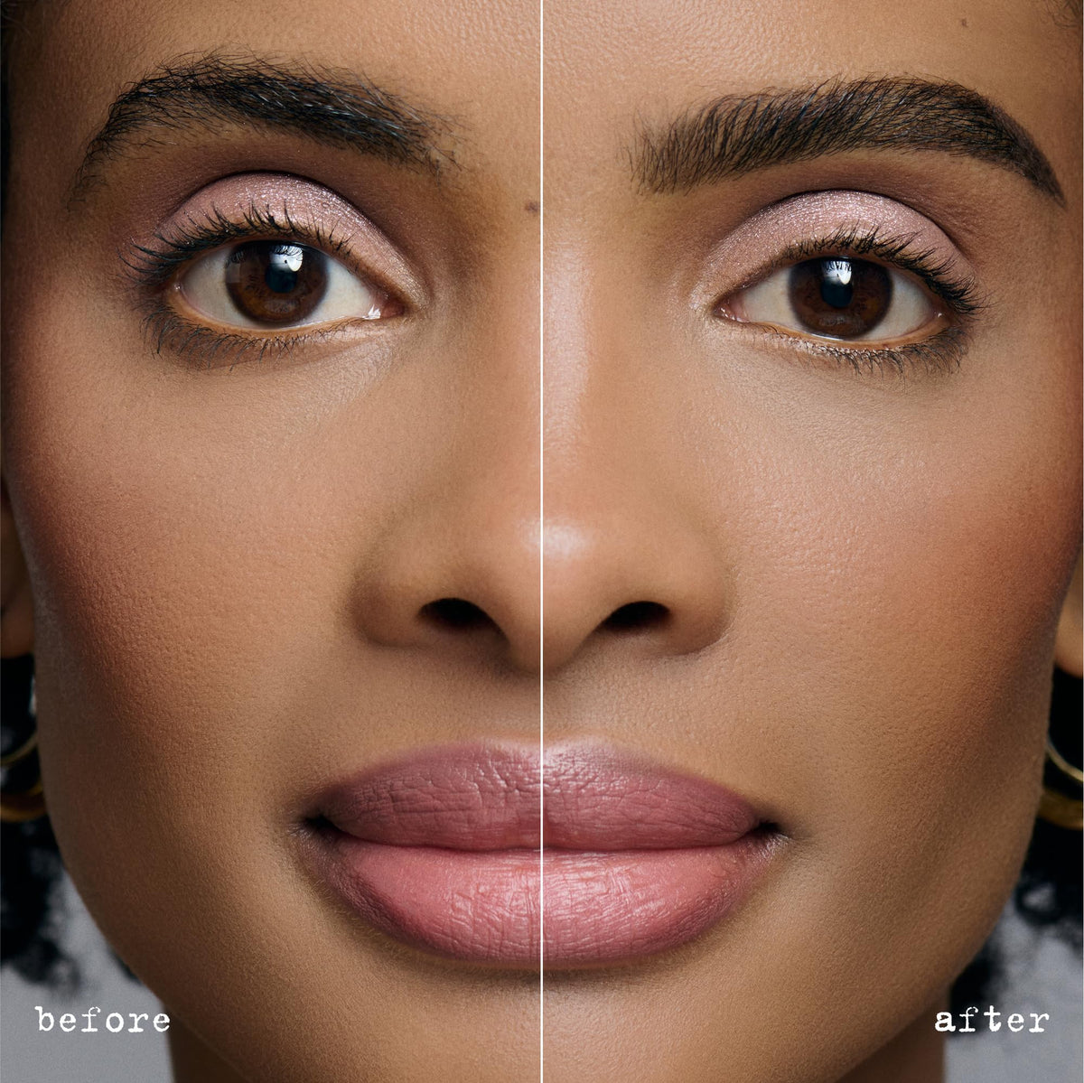 Stila Stay All Day Brow Color natural brow look close-up.