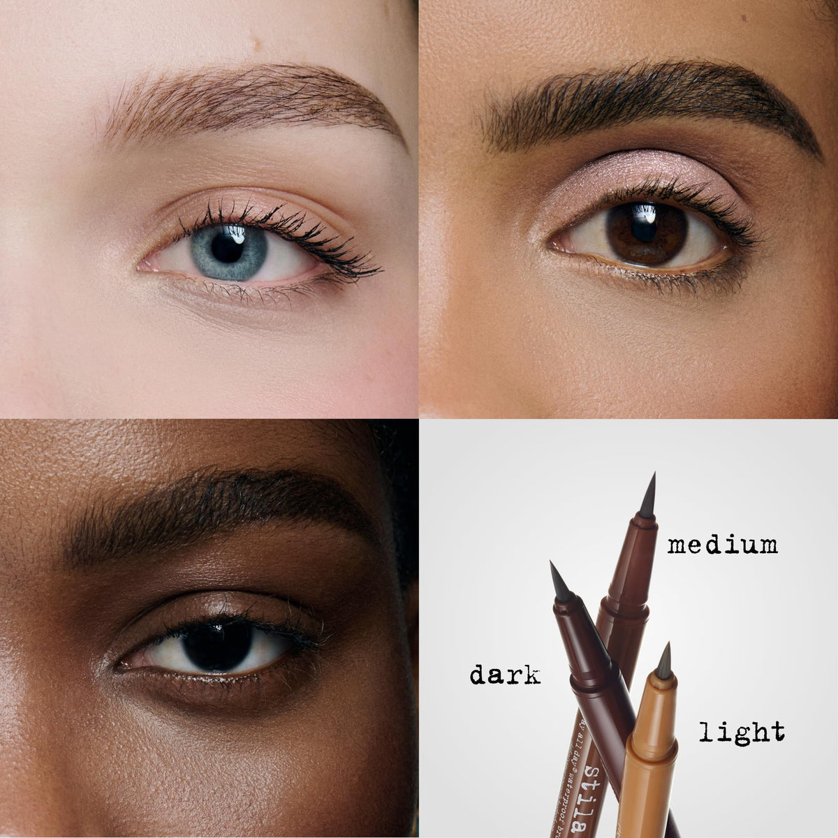 Stila Stay All Day Brow Color waterproof wear test scenario.