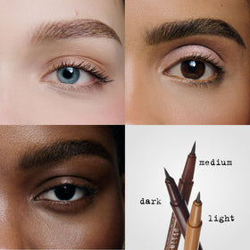 Stila Stay All Day Brow Color waterproof wear test scenario.