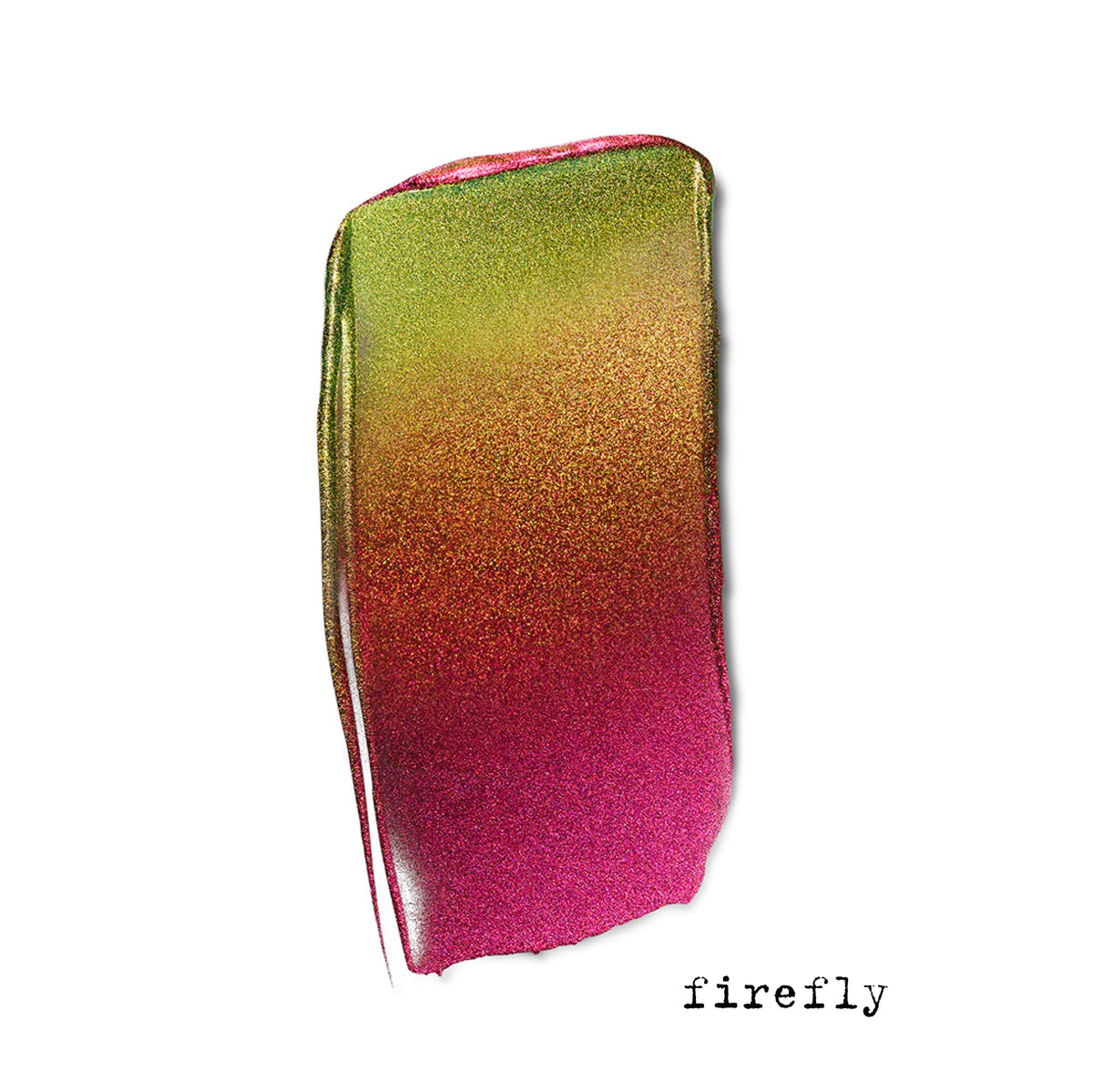 Swatch of stila Chroma-Flash showing multi-shade effects on skin.