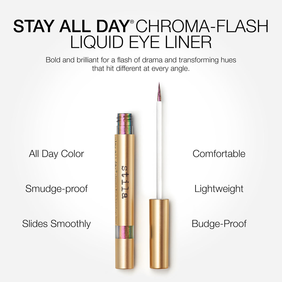 Stila Stay All Day Chroma-Flash Unicorn liner long wear formula resists fading