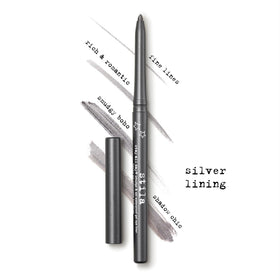 Stila Stay All Day gel liner applied on waterline for definition