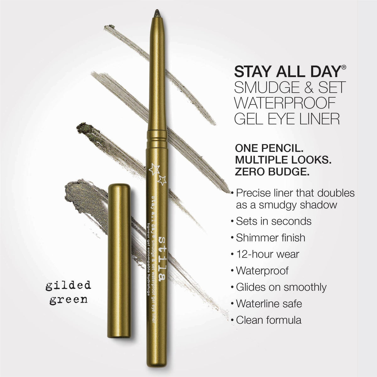 stila Stay All Day smooth glide pencil designed for easy smudging