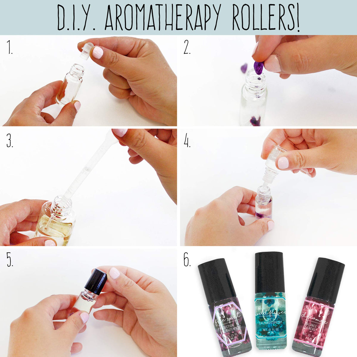 STMT DIY Signature Spa Set aromatherapy rollers for on-the-go calm.