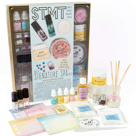 STMT DIY Signature Spa Set box with colorful components for a customizable at-home spa ritual.