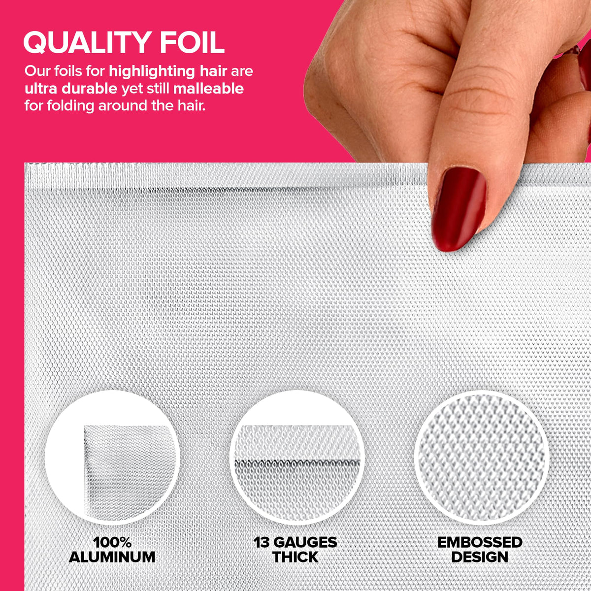 Stock Your Home extra-wide foil format saves time on larger sections.