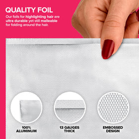 Stock Your Home extra-wide foil format saves time on larger sections.