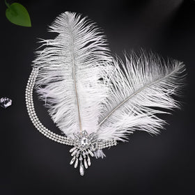 STONEFANS Mardi Gras-showgirl headpiece suits photo shoots and festive parades.