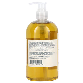 Stonewall Kitchen Lemon Parsley Hand Soap label closeup showing vibrant packaging