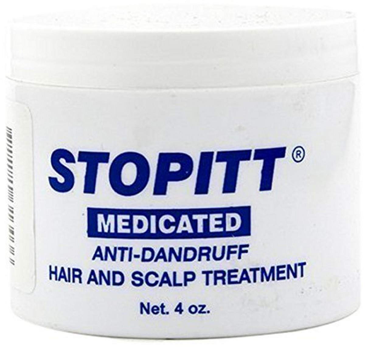 Stopitt medicated anti-dandruff treatment bottle for scalp care and dandruff management.