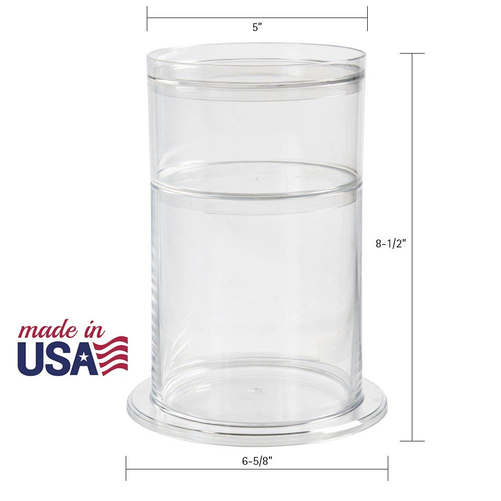STORi Bella clear plastic storage shows items clearly for easy retrieval.