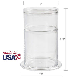 STORi Bella clear plastic storage shows items clearly for easy retrieval.